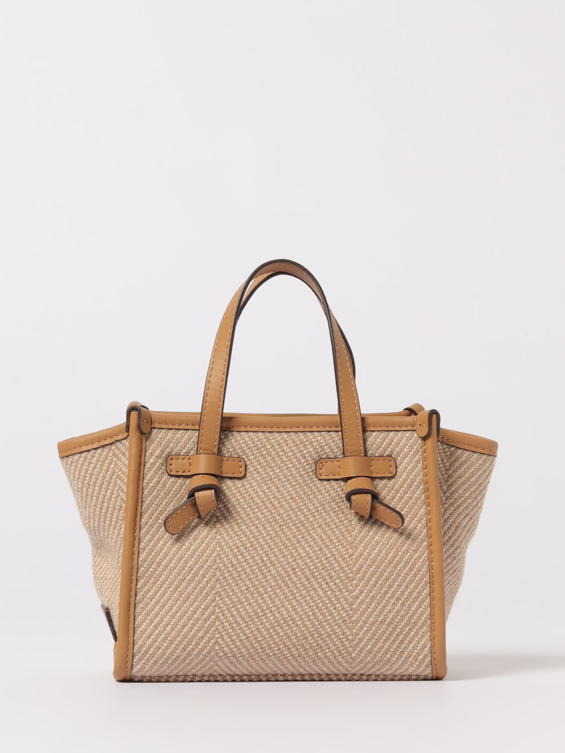 GIANNI CHIARINI MINI BAG: Shoulder bag woman Gianni Chiarini Club Marcella, Beige - Img 1