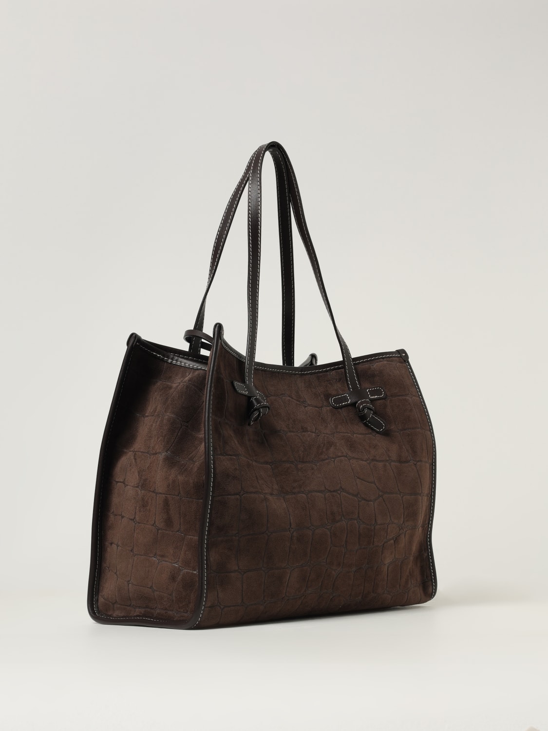 GIANNI CHIARINI TOTE BAG: Shoulder bag woman Gianni Chiarini Club Marcella, Coffee - Img 2