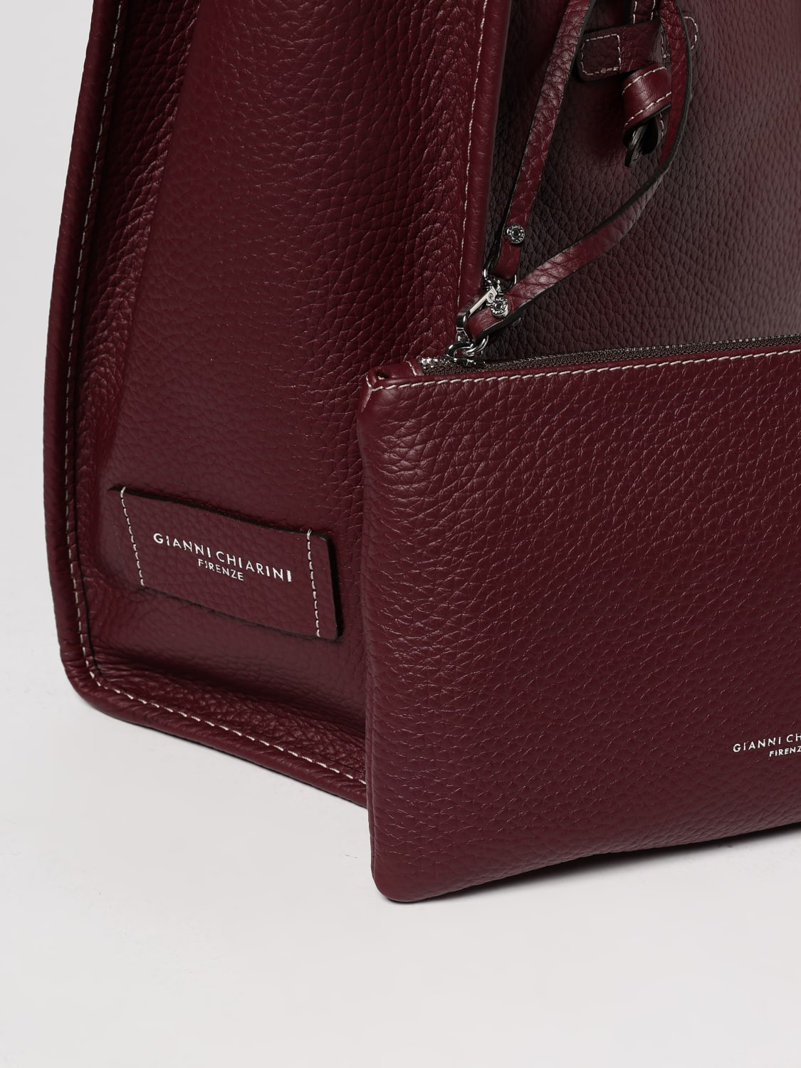 GIANNI CHIARINI TOTE BAG: Shoulder bag woman Gianni Chiarini Club Marcella, Cherry - Img 3