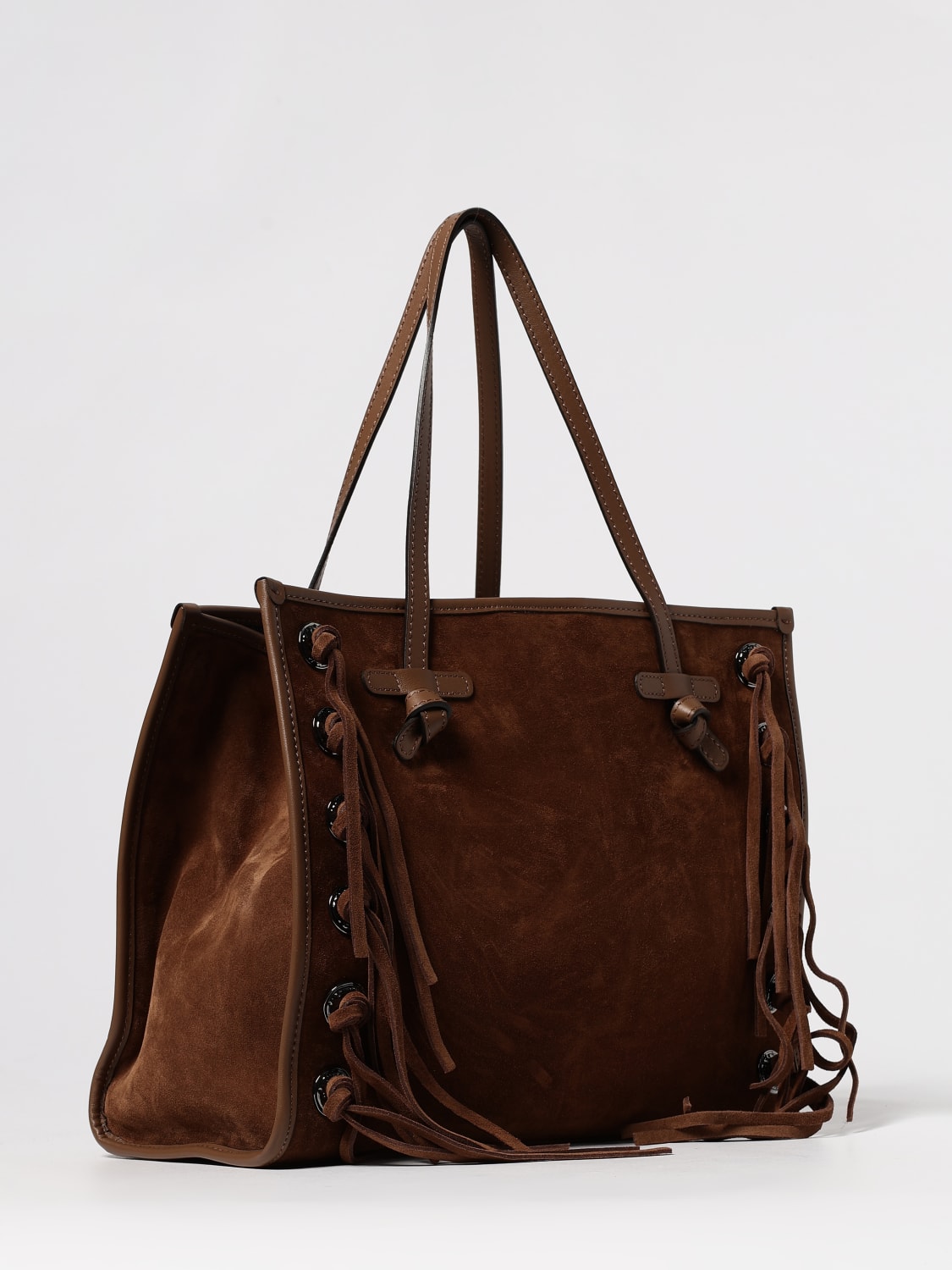GIANNI CHIARINI SAC CABAS: Sac porté épaule femme Gianni Chiarini Club Marcella, Cuir - Img 2