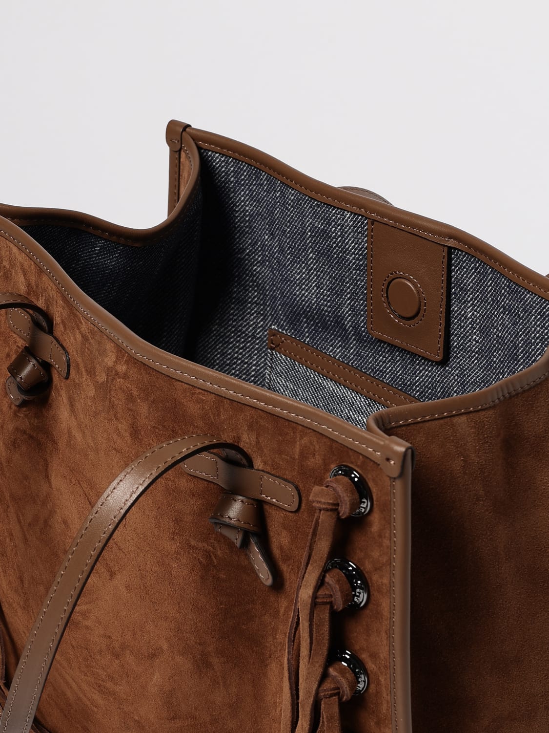 GIANNI CHIARINI SAC CABAS: Sac porté épaule femme Gianni Chiarini Club Marcella, Cuir - Img 3