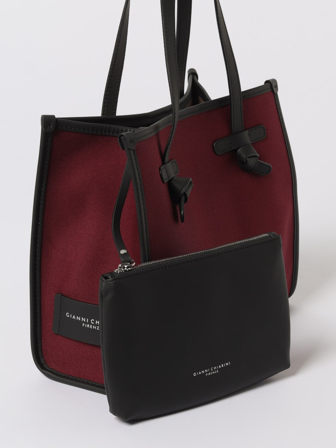 GIANNI CHIARINI TOTE BAG: Shoulder bag woman Gianni Chiarini Club Marcella, Burgundy - Img 3