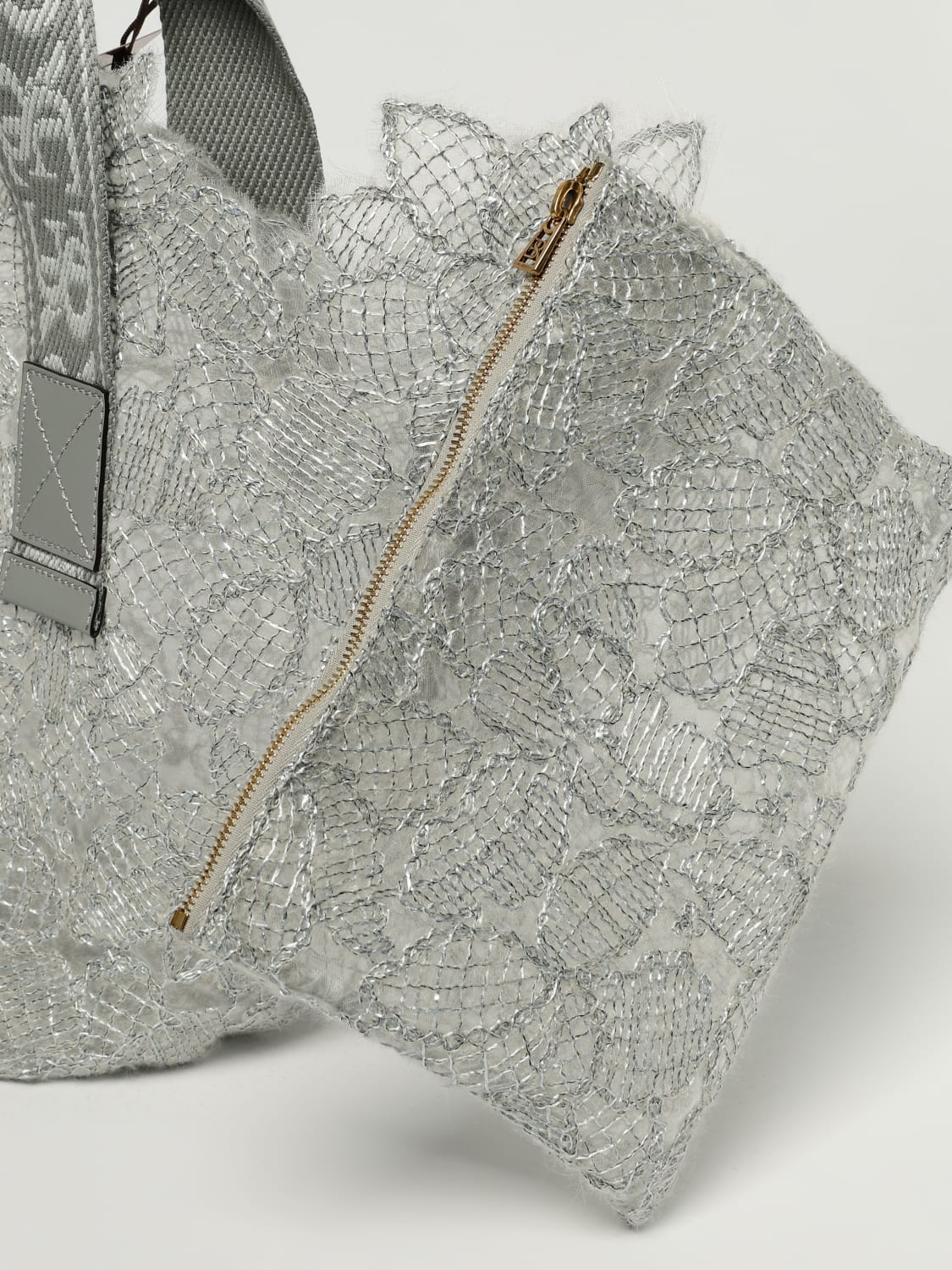 ERMANNO SCERVINO LIFE TOTE BAG: Shoulder bag woman Ermanno Scervino Life, Grey - Img 4