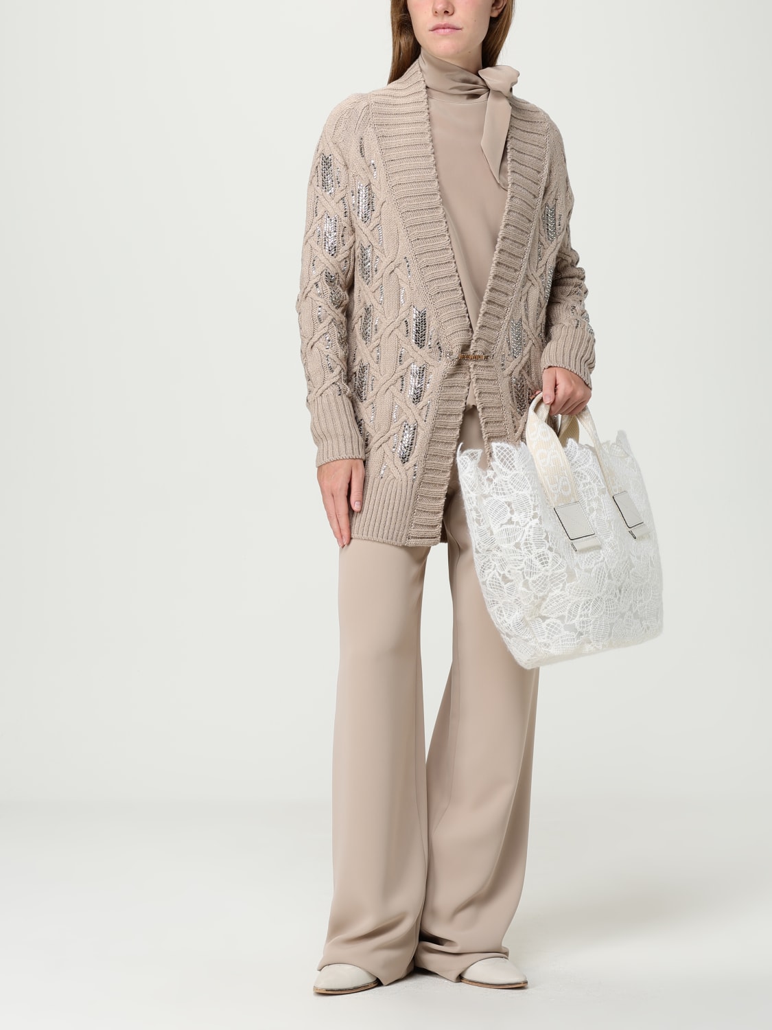 ERMANNO SCERVINO LIFE TOTE BAG: Shoulder bag woman Ermanno Scervino Life, Yellow Cream - Img 2