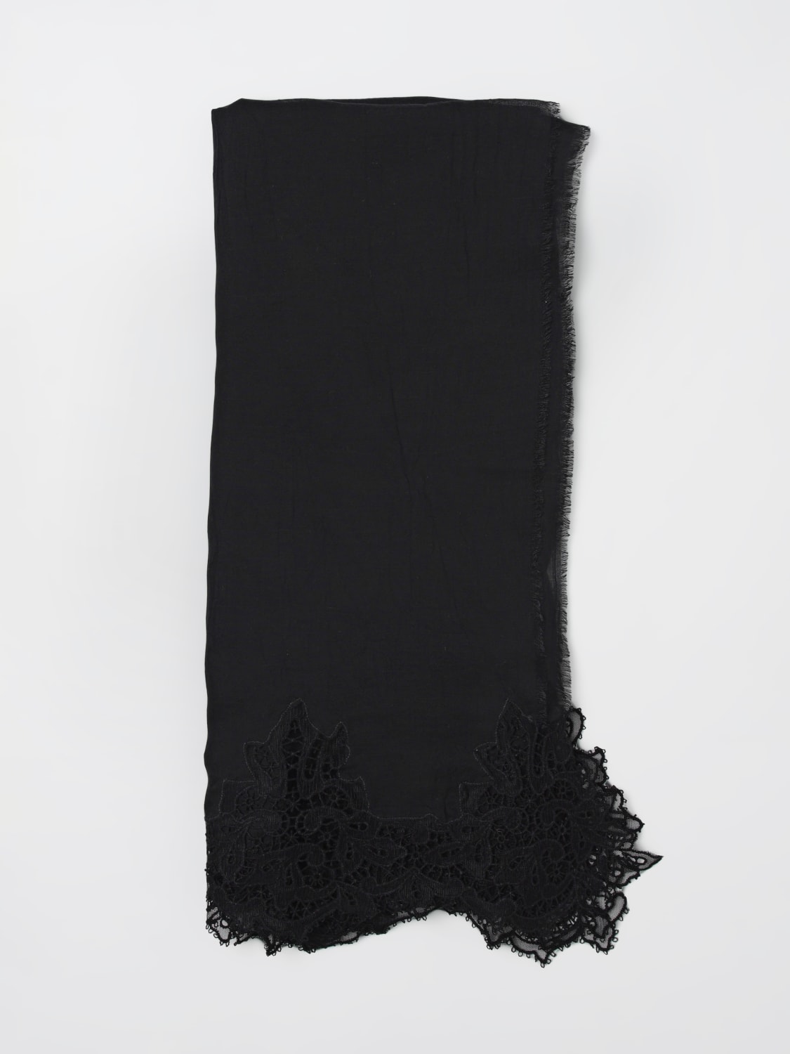 ERMANNO SCERVINO LIFE ÉCHARPE: écharpe femme Ermanno Scervino Life, Noir - Img 1