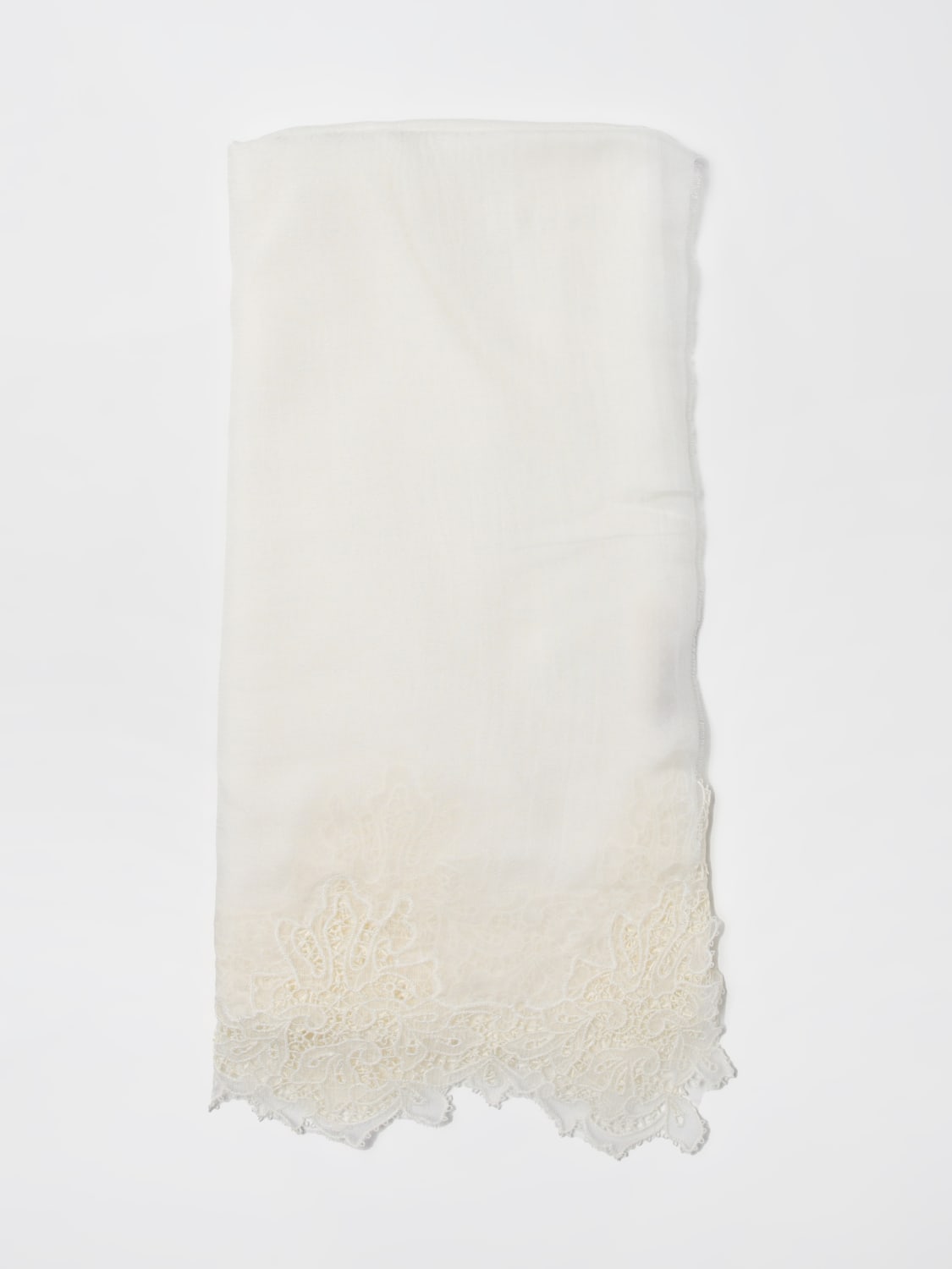 ERMANNO SCERVINO LIFE SCARF: Scarf woman Ermanno Scervino Life, Ivory - Img 1