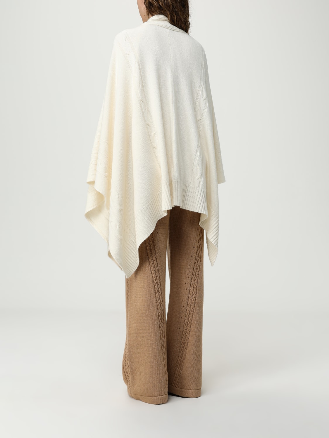 ERMANNO SCERVINO LIFE SCARF: Cloak woman Ermanno Scervino Life, Yellow Cream - Img 3