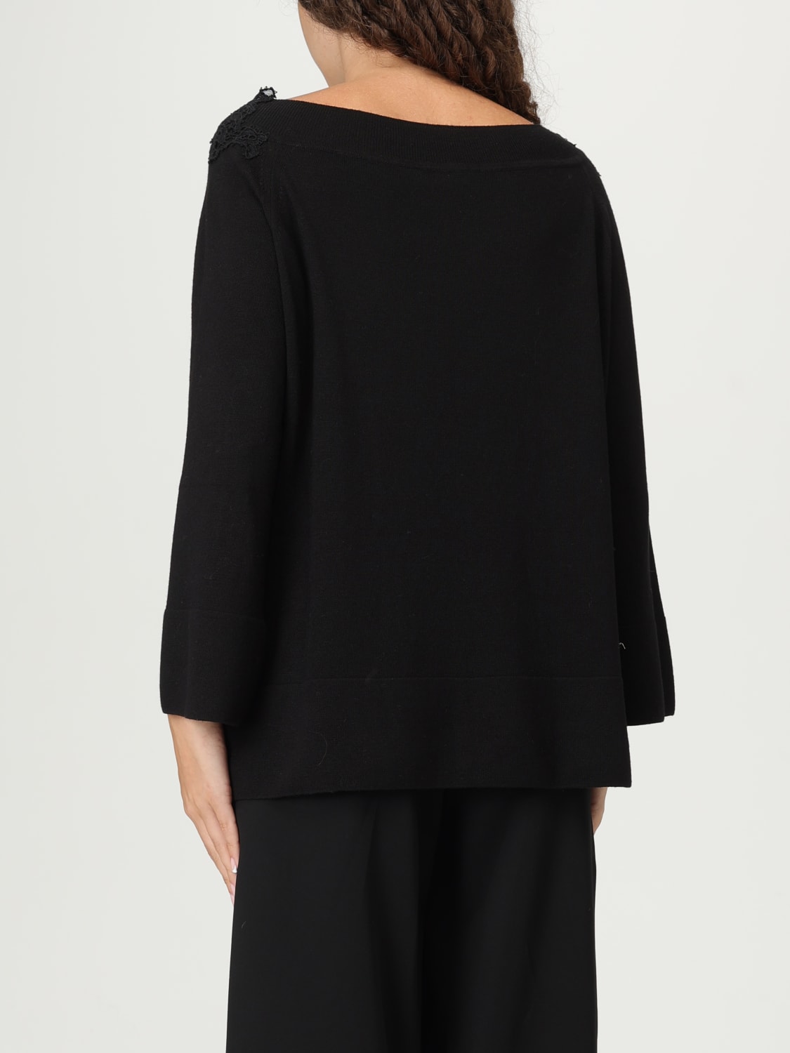 ERMANNO SCERVINO LIFE PULL: Pull femme Ermanno Scervino Life, Noir - Img 3