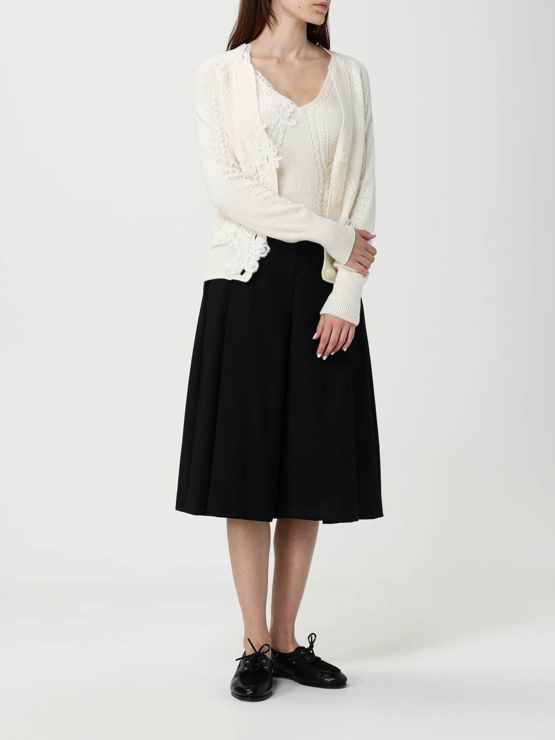 ERMANNO SCERVINO LIFE TOP: Jumper woman Ermanno Scervino Life, Yellow Cream - Img 2