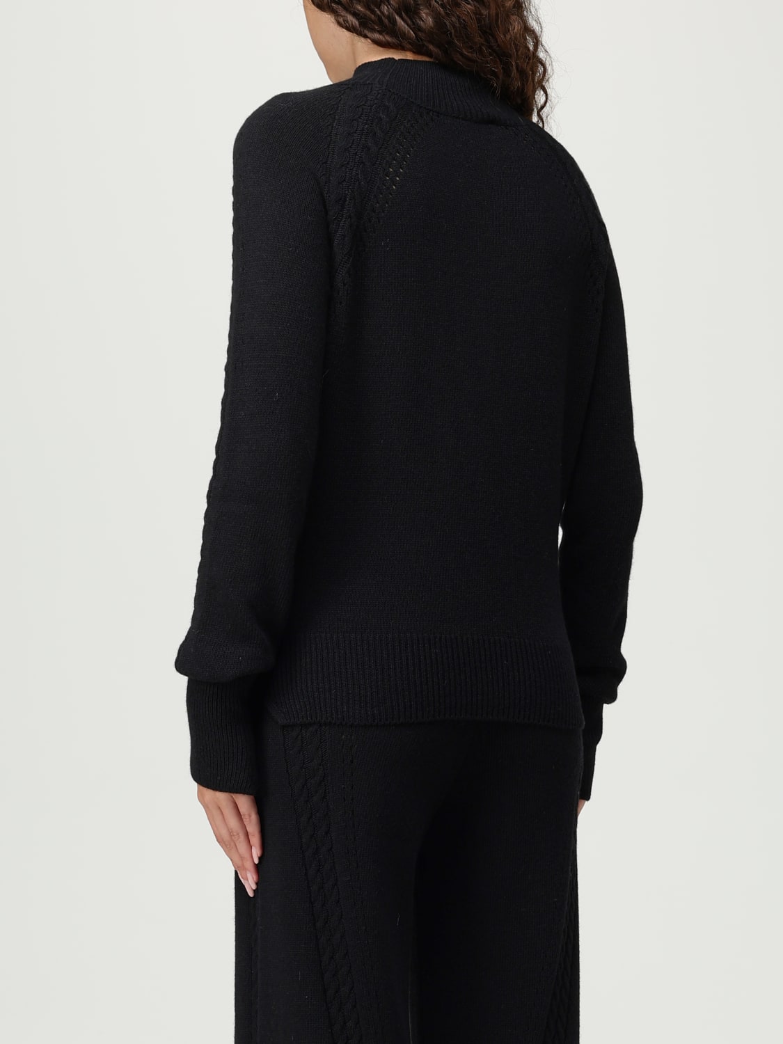 ERMANNO SCERVINO LIFE PULLOVER: Pullover damen Ermanno Scervino Life, Schwarz - Img 3