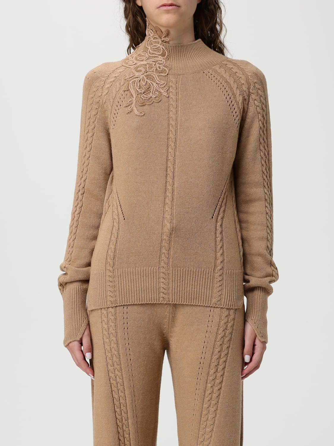 ERMANNO SCERVINO LIFE JUMPER: Jumper woman Ermanno Scervino Life, Milk - Img 1