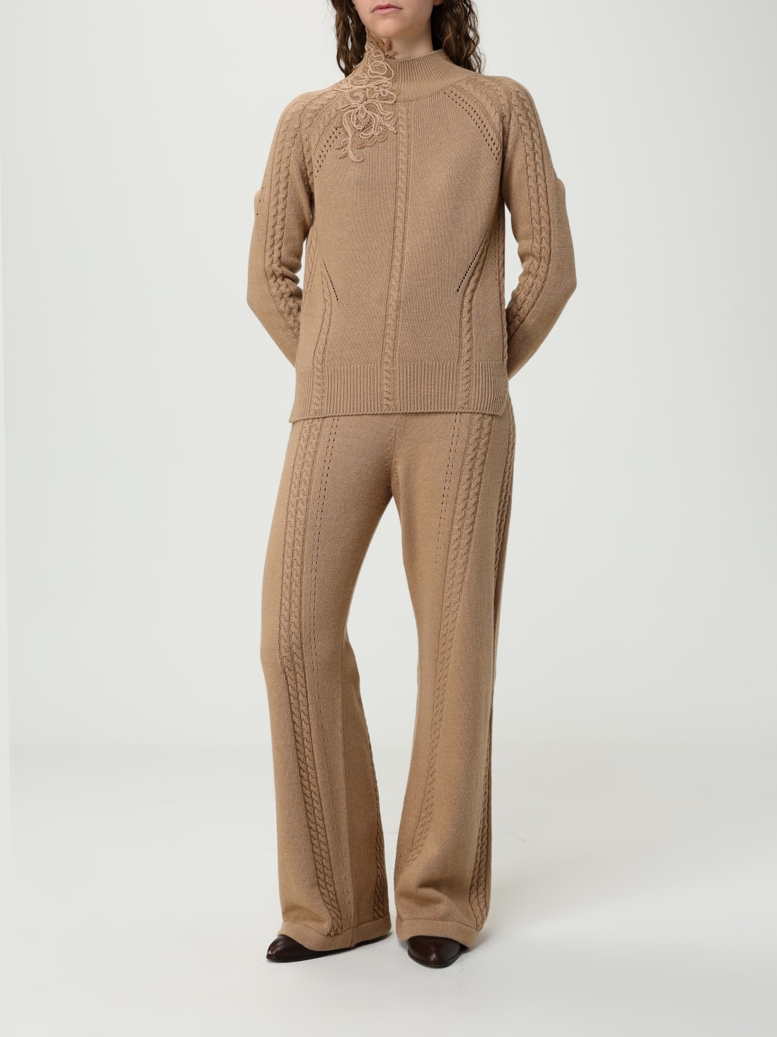 ERMANNO SCERVINO LIFE JUMPER: Jumper woman Ermanno Scervino Life, Milk - Img 2