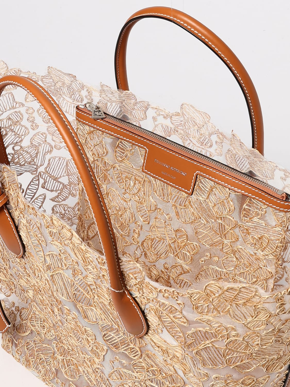 ERMANNO SCERVINO HANDBAG: Shoulder bag woman Ermanno Scervino, Ecru - Img 5