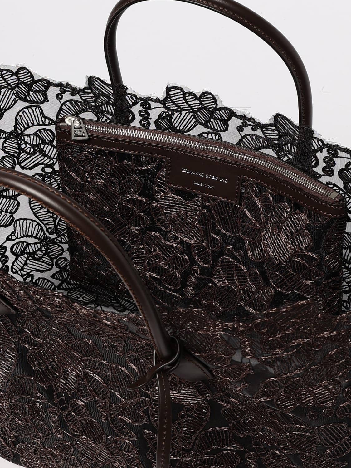 ERMANNO SCERVINO HANDTASCHE: Schultertasche damen Ermanno Scervino, Braun - Img 5