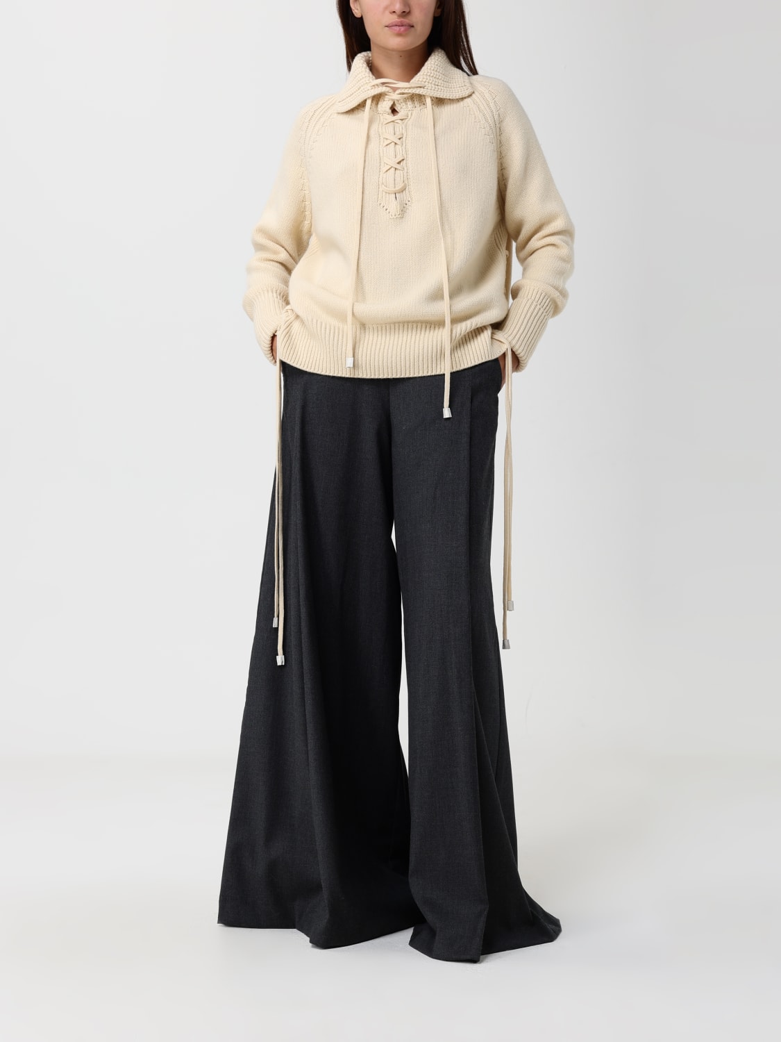 ERMANNO SCERVINO POLO: Pullover damen Ermanno Scervino, Weiß - Img 2