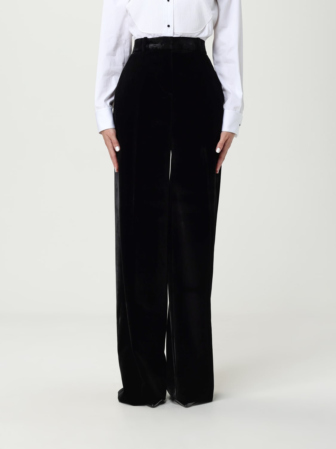 ERMANNO SCERVINO PANTS: Pants woman Ermanno Scervino, Black - Img 1