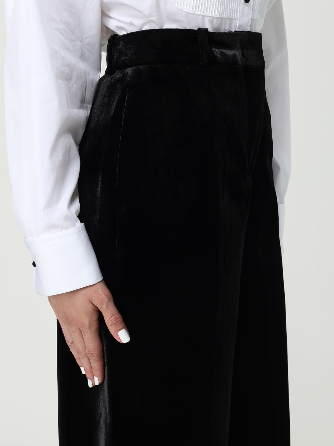 ERMANNO SCERVINO PANTS: Pants woman Ermanno Scervino, Black - Img 5