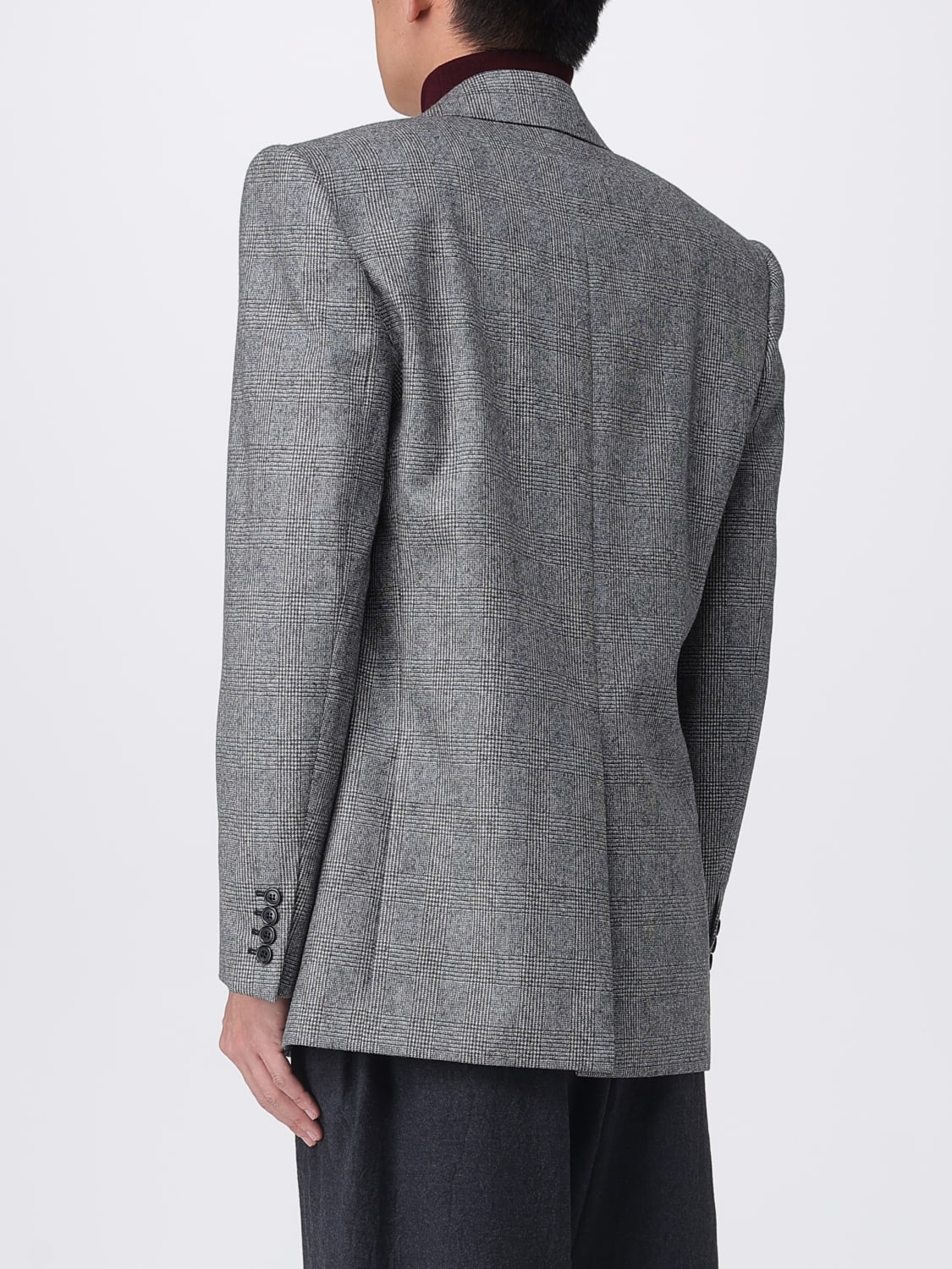 SAINT LAURENT JACKET: Blazer men Saint Laurent, Grey - Img 3