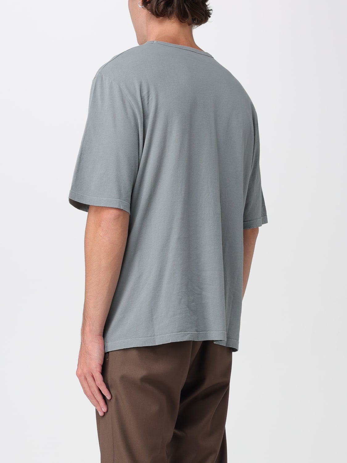 SAINT LAURENT T-SHIRT: T-shirt men Saint Laurent, Charcoal - Img 3