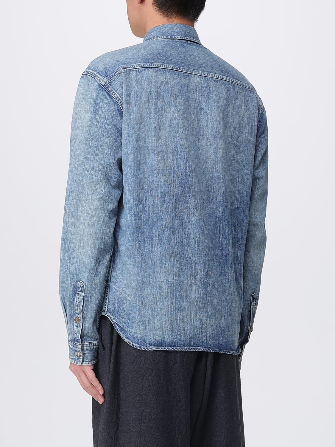 SAINT LAURENT SHIRT: Shirt men Saint Laurent, Denim - Img 3