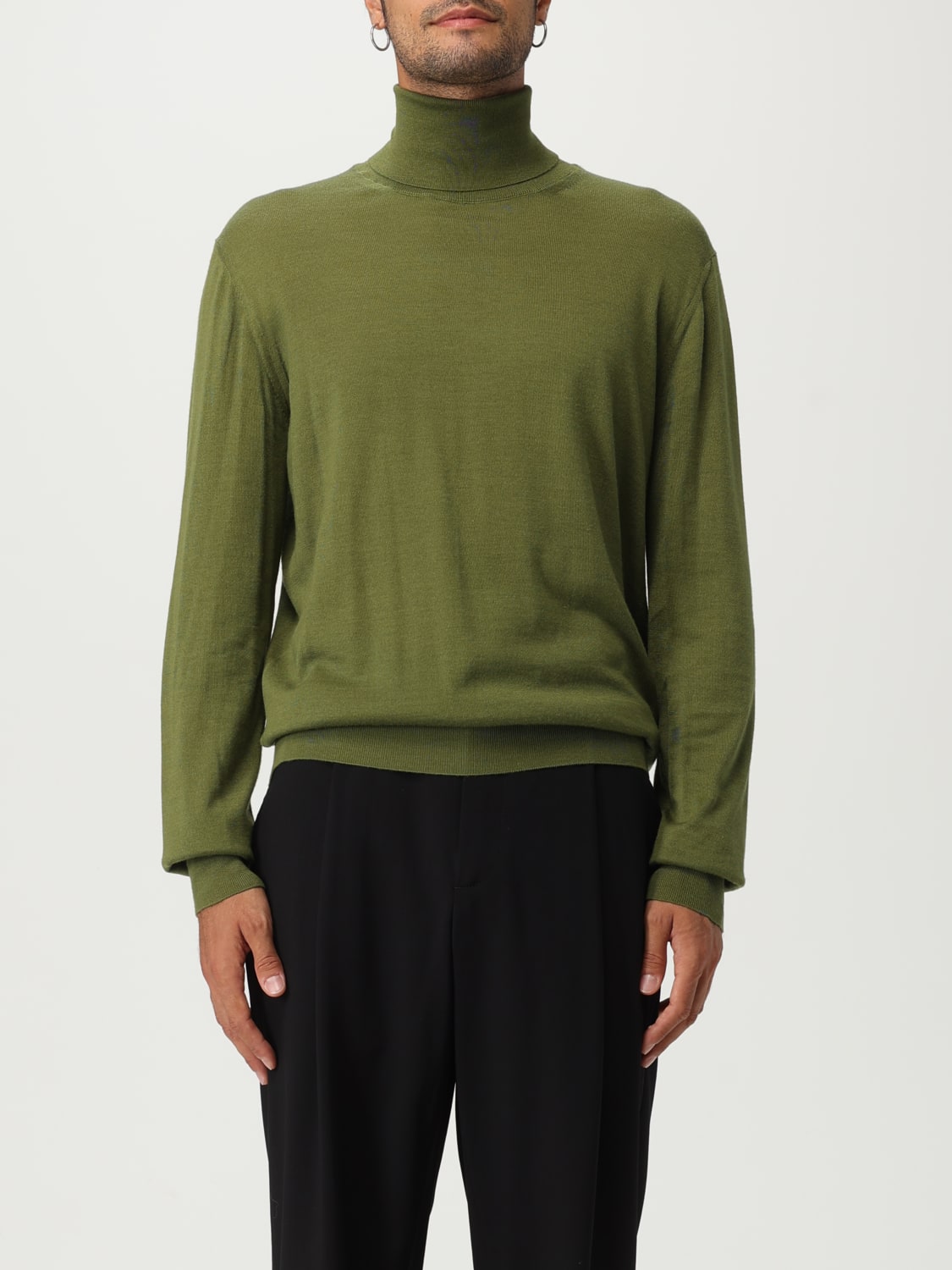 SAINT LAURENT PULL: Pull homme Saint Laurent, Olive - Img 1