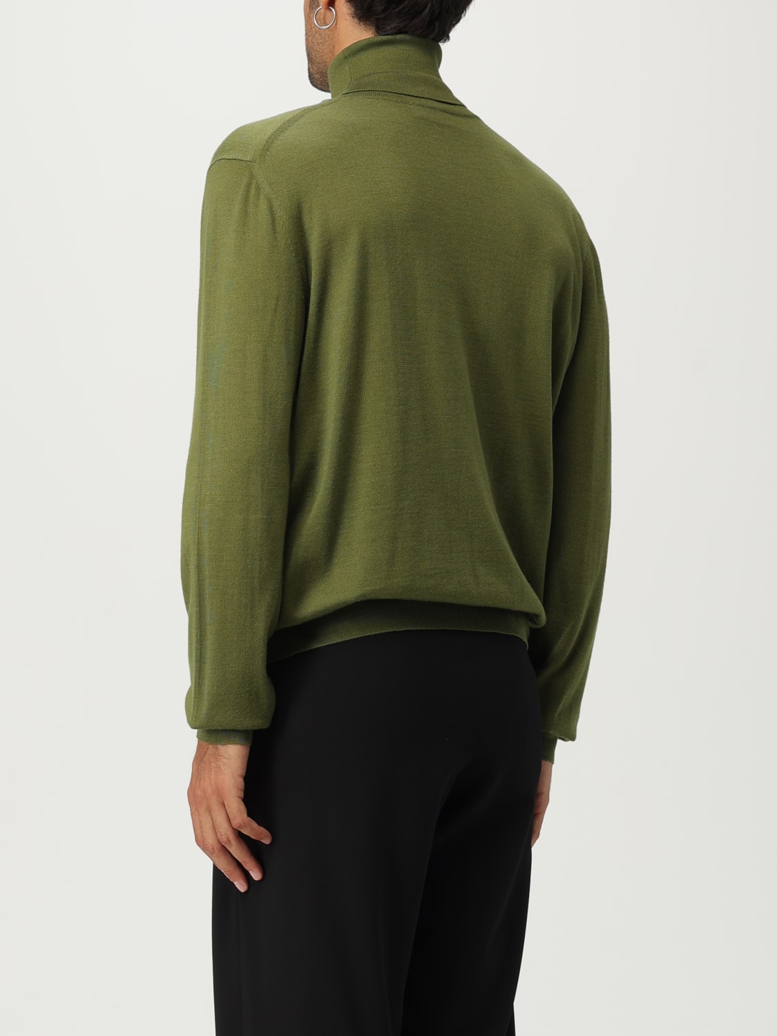 SAINT LAURENT PULL: Pull homme Saint Laurent, Olive - Img 3
