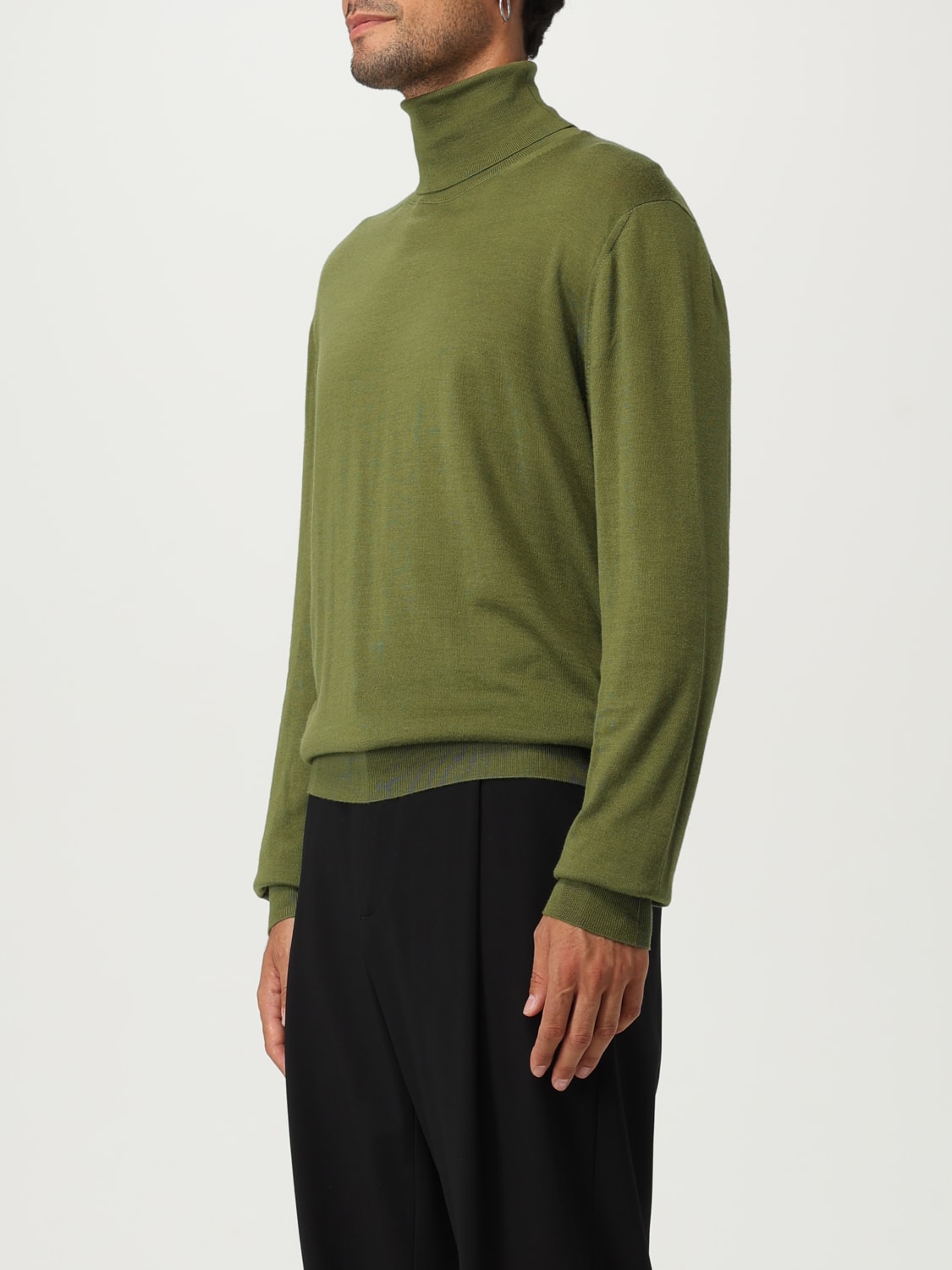 SAINT LAURENT PULL: Pull homme Saint Laurent, Olive - Img 4