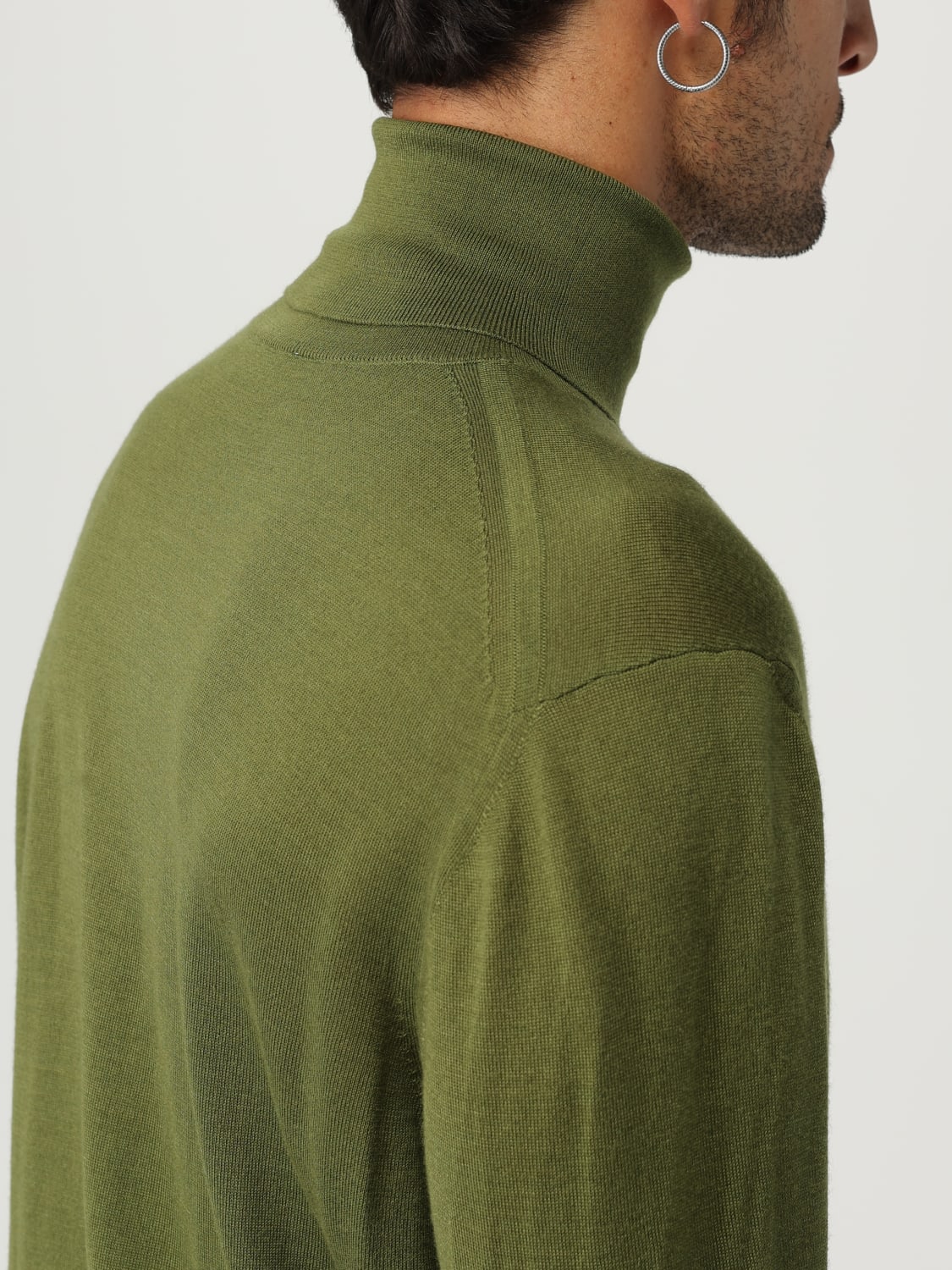 SAINT LAURENT PULL: Pull homme Saint Laurent, Olive - Img 5