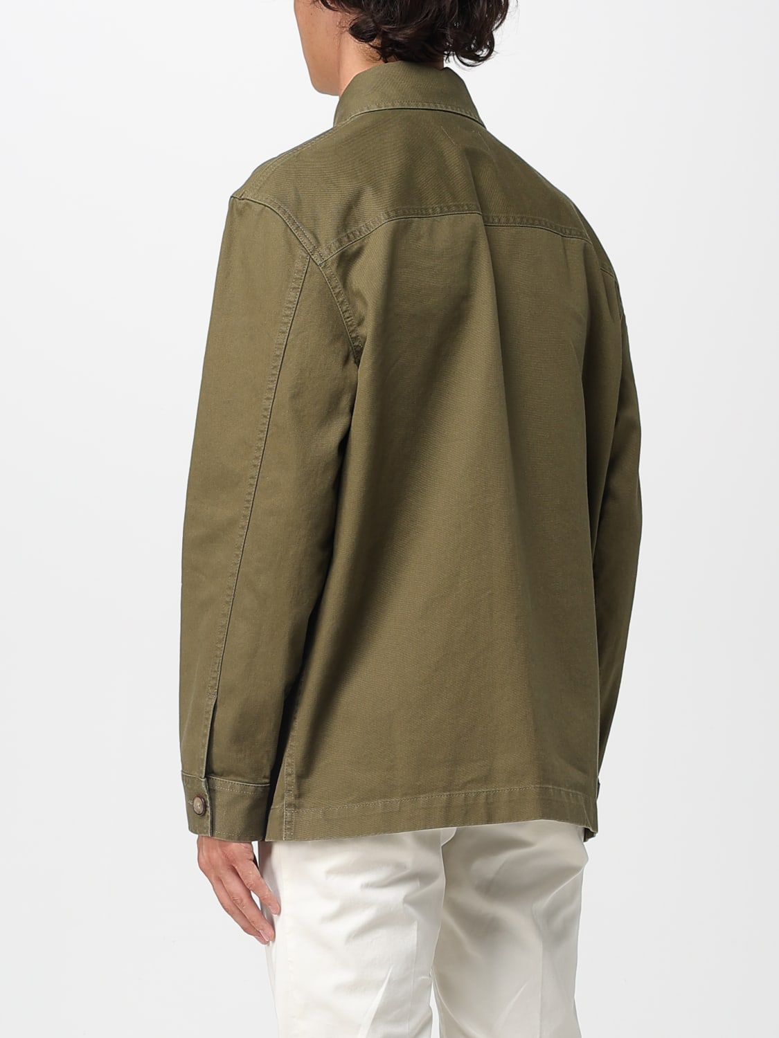 SAINT LAURENT SHIRT: Shirt men Saint Laurent, Military - Img 3
