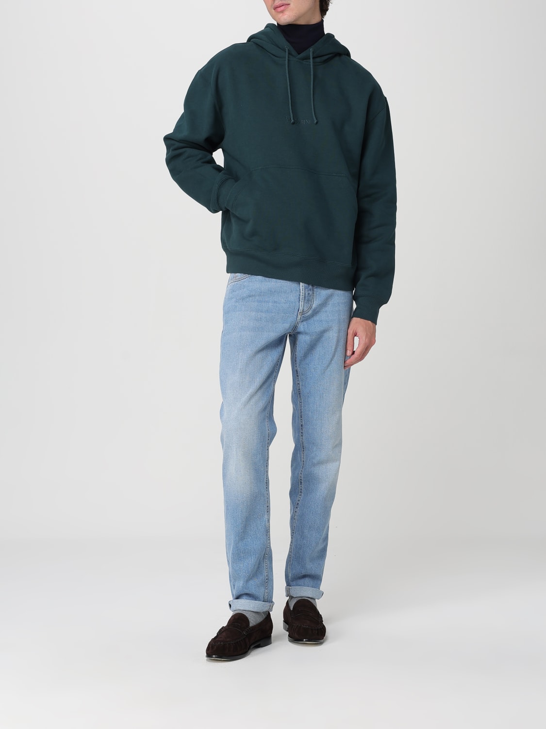 SAINT LAURENT SWEATSHIRT: Sweatshirt men Saint Laurent, Green - Img 2