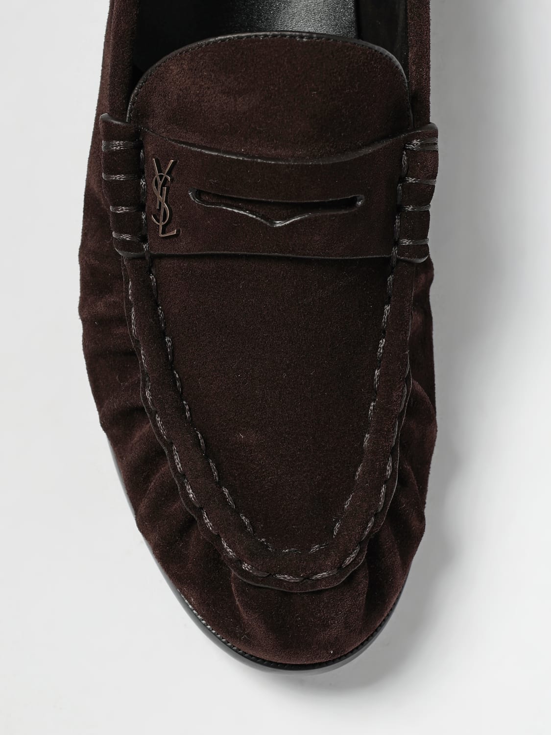 SAINT LAURENT LOAFERS: Shoes men Saint Laurent, Dark - Img 4