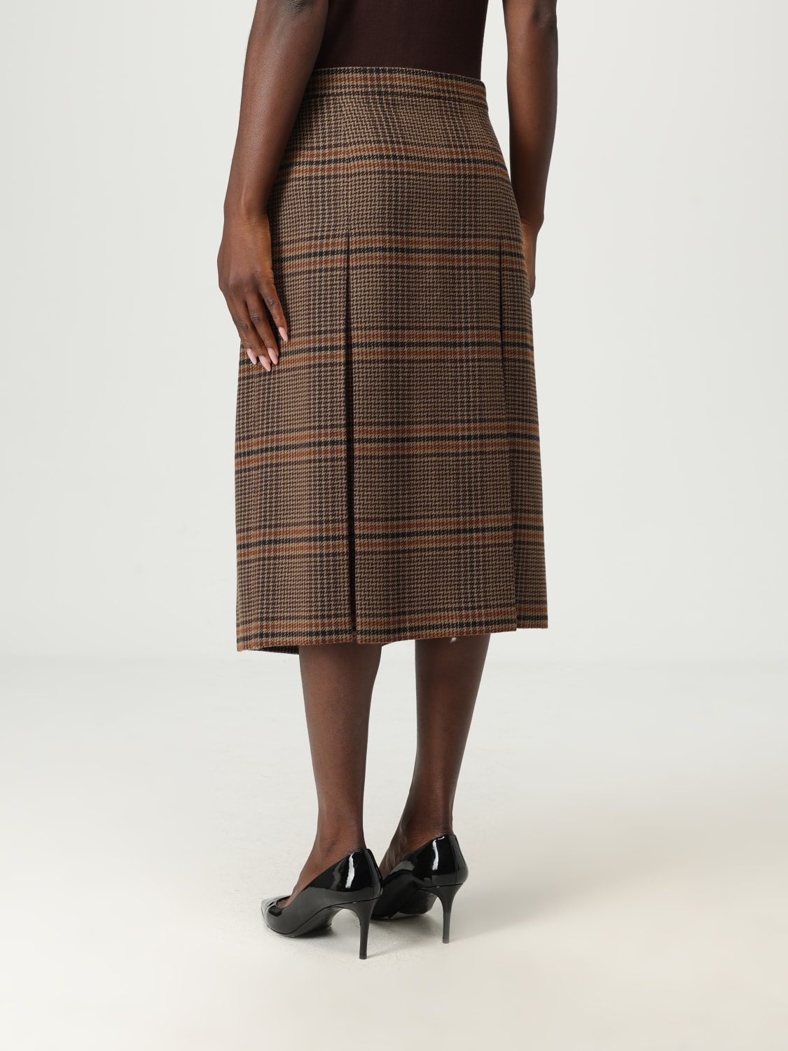 SAINT LAURENT SKIRT: Skirt woman Saint Laurent, Camel - Img 3