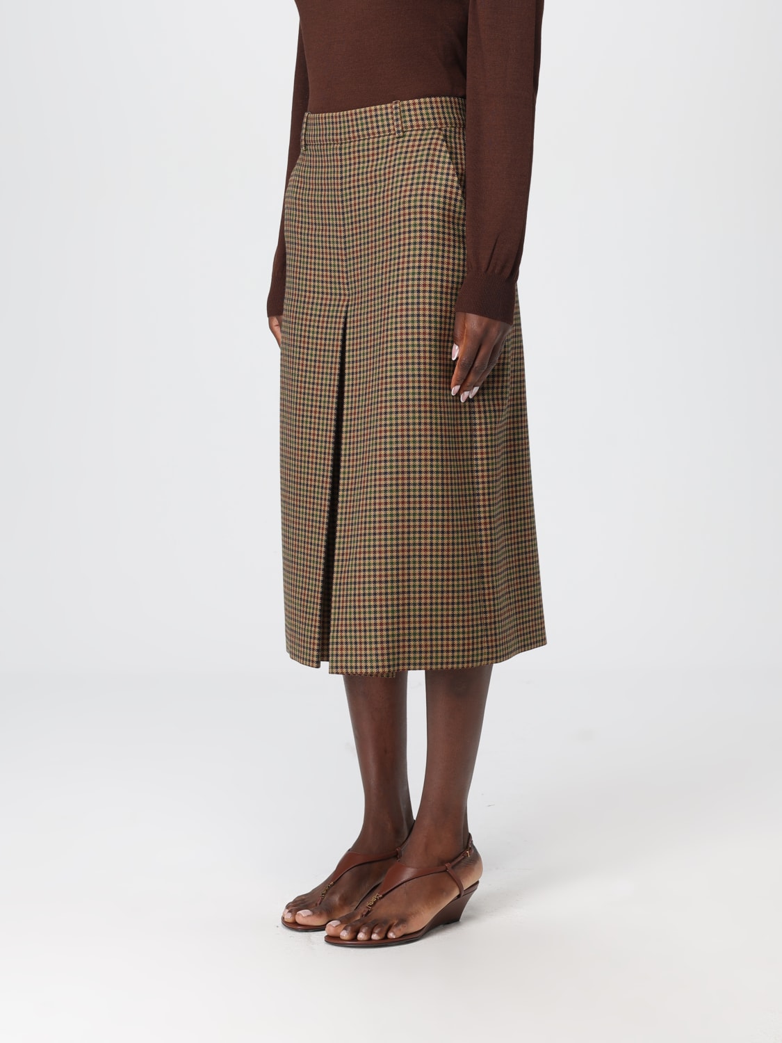 SAINT LAURENT PANTALONES: Pantalón mujer Saint Laurent, Beige - Img 4