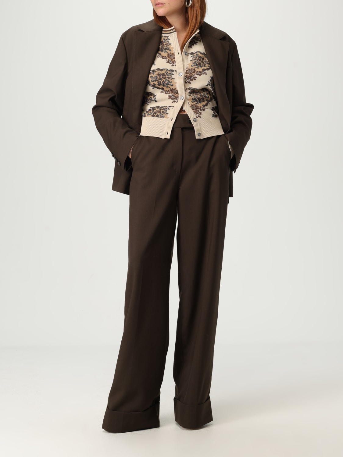 ANTONIO MARRAS PANTS: Pants woman Antonio Marras, Brown - Img 2