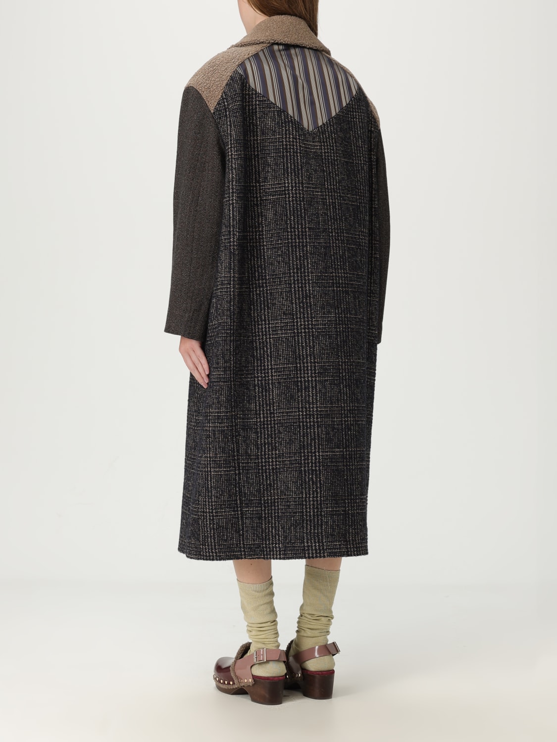 ANTONIO MARRAS COAT: Coat woman Antonio Marras, Brown - Img 3