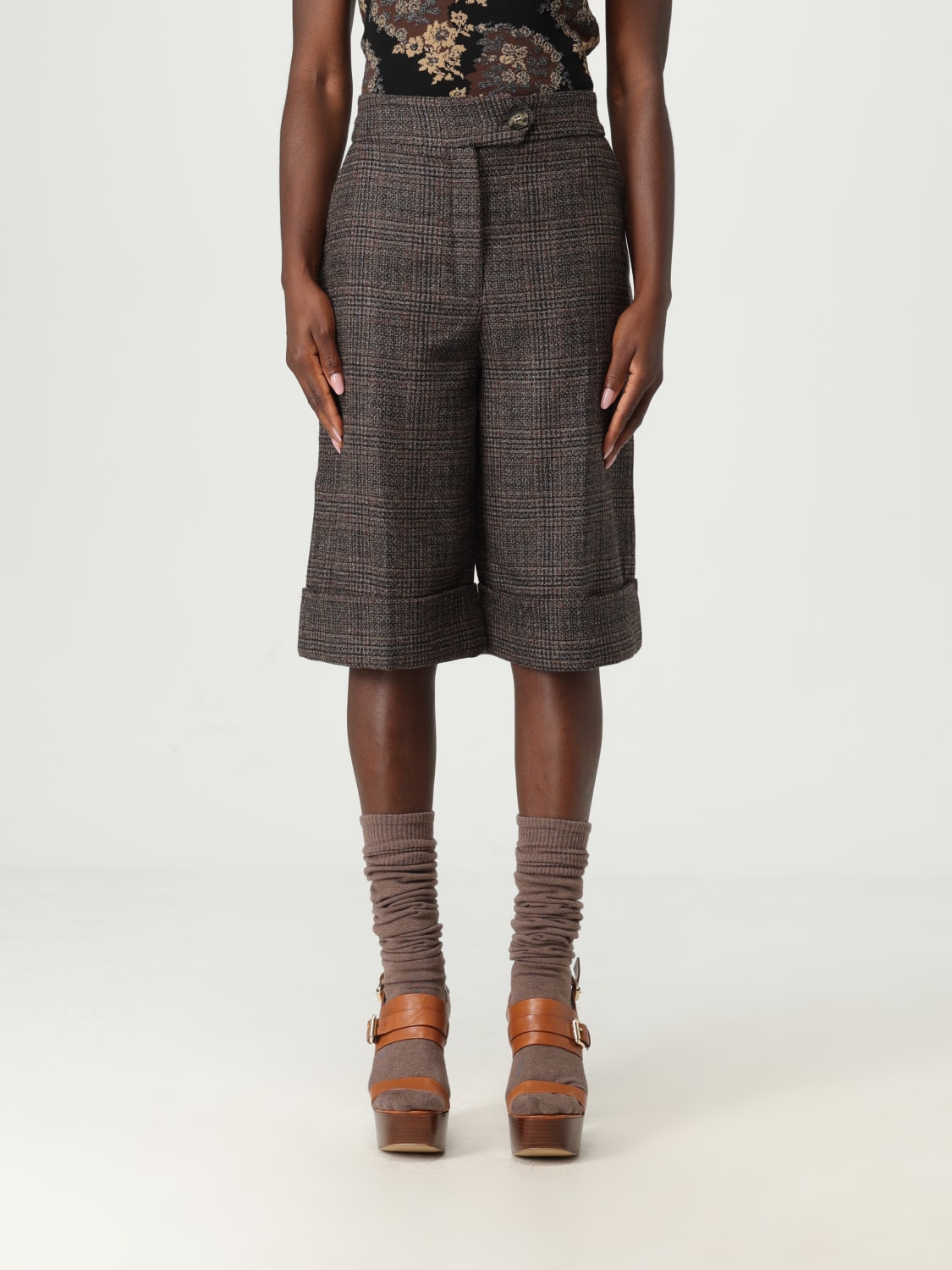 ANTONIO MARRAS SHORTS: Short woman Antonio Marras, Brown - Img 1