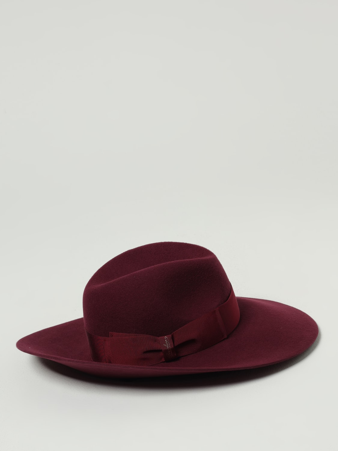 BORSALINO HAT: Hat woman Borsalino, Burgundy - Img 2