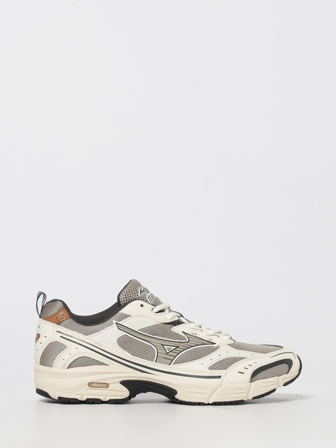 MIZUNO SNEAKERS: Sneakers MRX Mizuno in pelle sintetica e mesh , Beige - Img 1