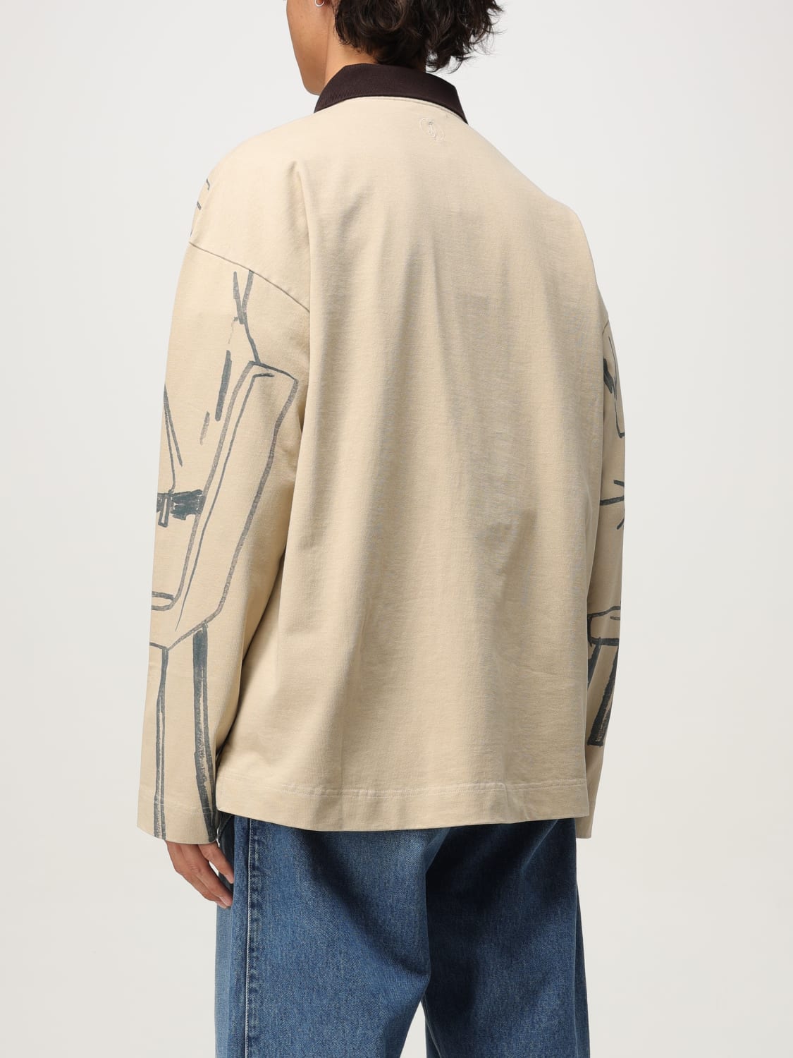 JW ANDERSON POLO SHIRT: Sweatshirt men Jw Anderson, Beige - Img 3