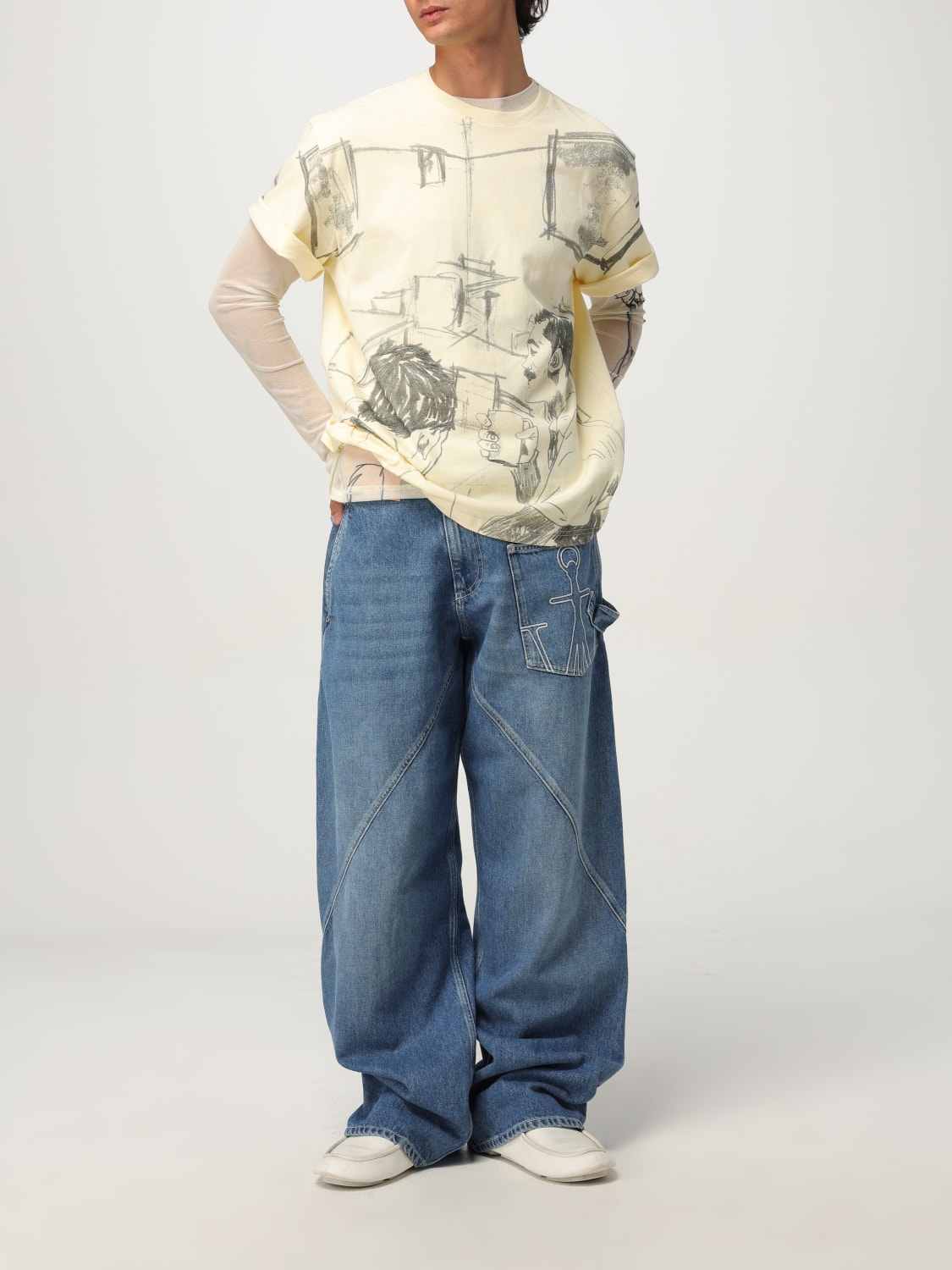 JW ANDERSON JEANS: Jeans men Jw Anderson, Stone Washed - Img 2