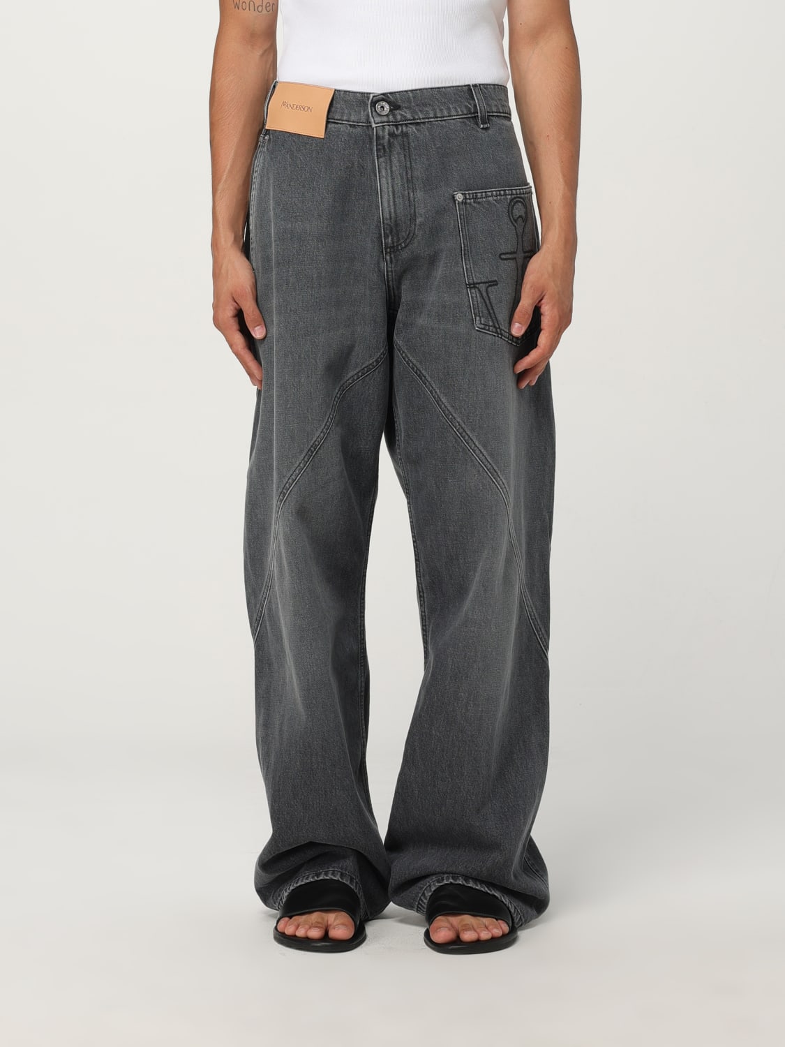 JW ANDERSON JEANS: Jeans men Jw Anderson, Charcoal - Img 1