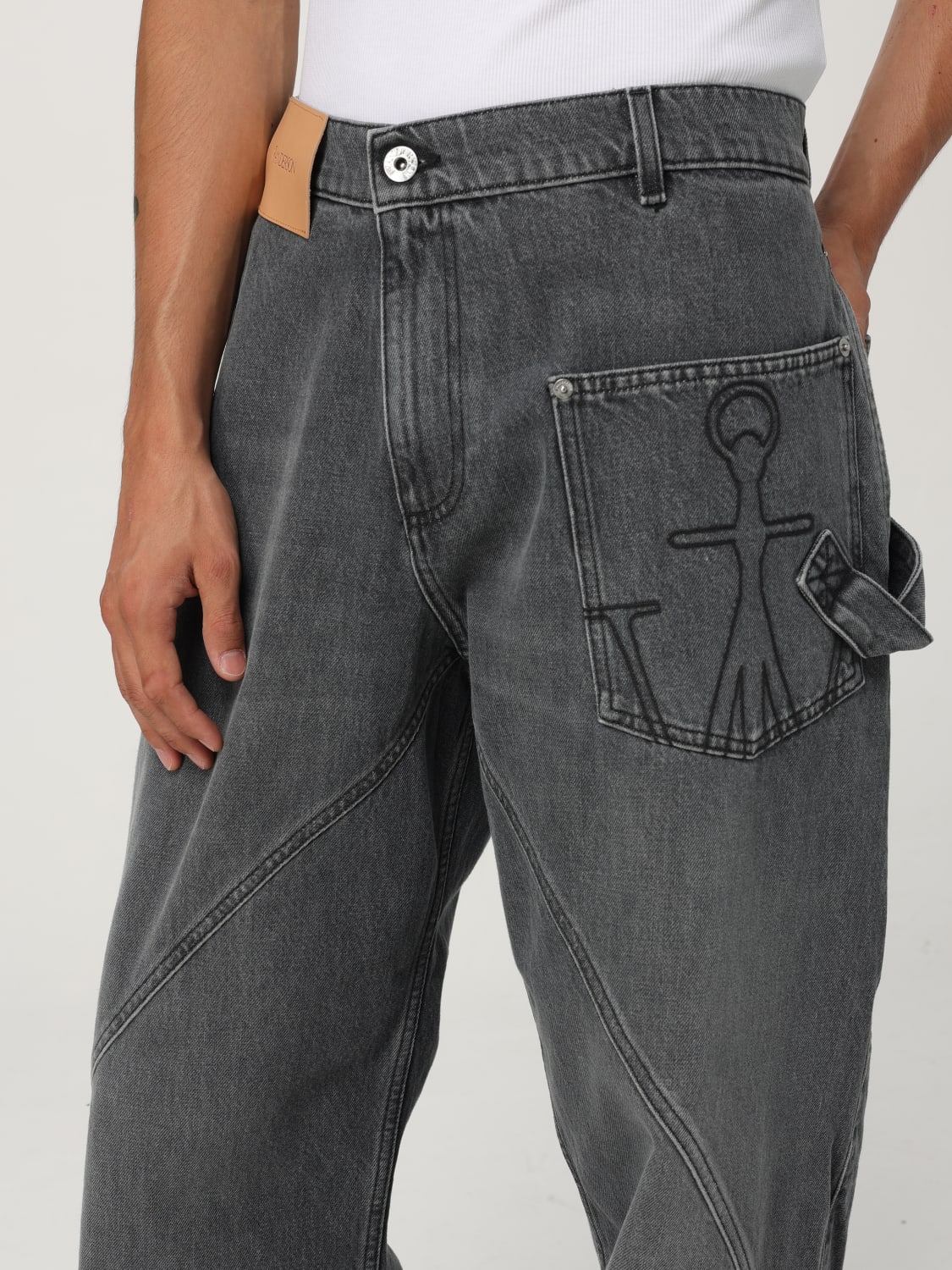 JW ANDERSON JEANS: Jeans men Jw Anderson, Charcoal - Img 5