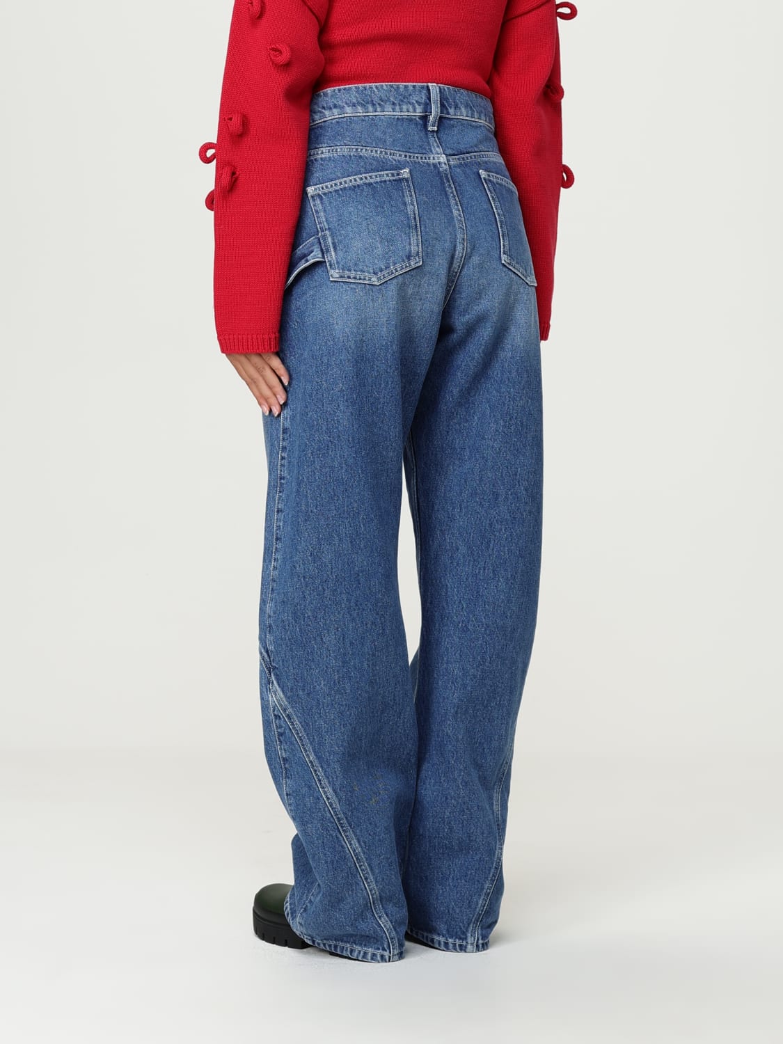 JW ANDERSON JEANS: Jeans woman Jw Anderson, Stone Washed - Img 3