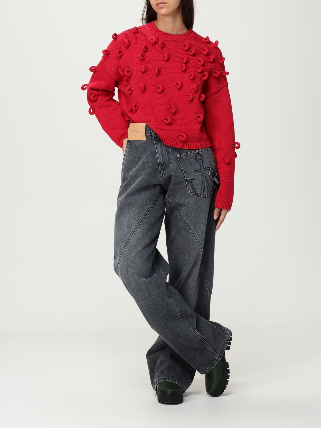 JW ANDERSON VAQUEROS: Vaquero mujer Jw Anderson, Carbón - Img 2