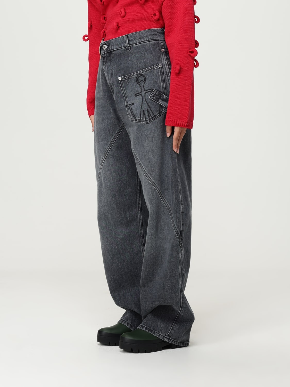 JW ANDERSON VAQUEROS: Vaquero mujer Jw Anderson, Carbón - Img 4