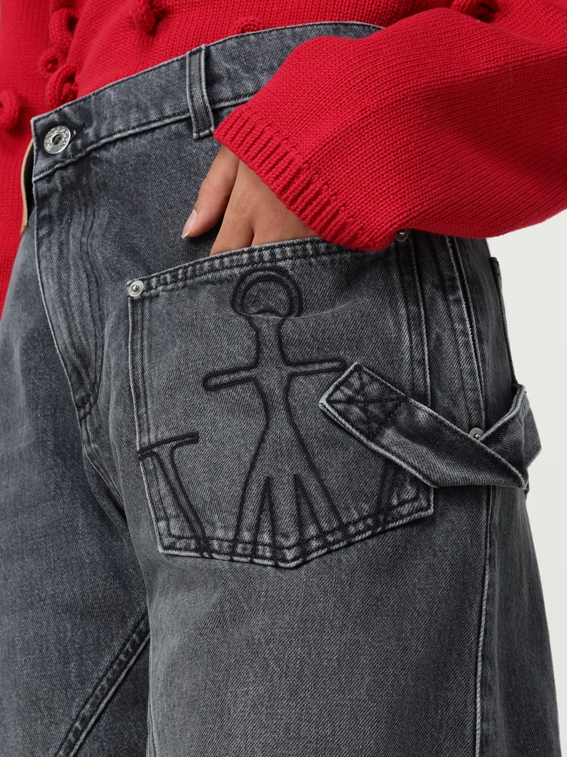 JW ANDERSON VAQUEROS: Vaquero mujer Jw Anderson, Carbón - Img 5