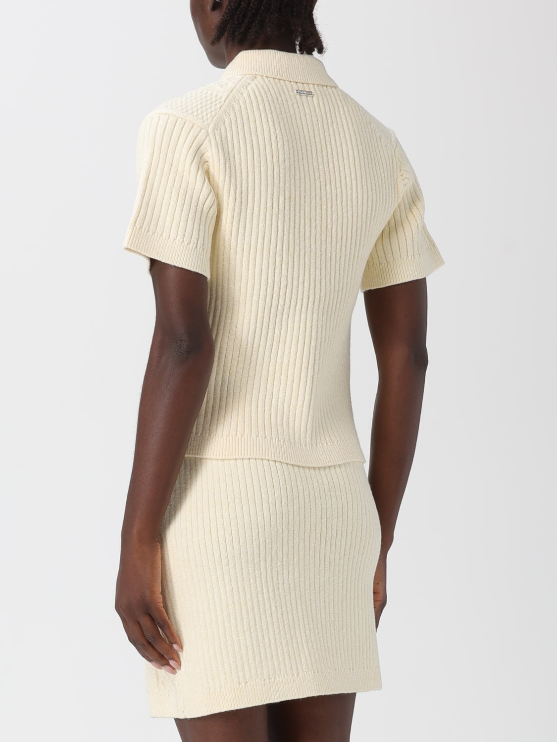 JW ANDERSON POLO SHIRT: Polo shirt woman Jw Anderson, Ecru - Img 3
