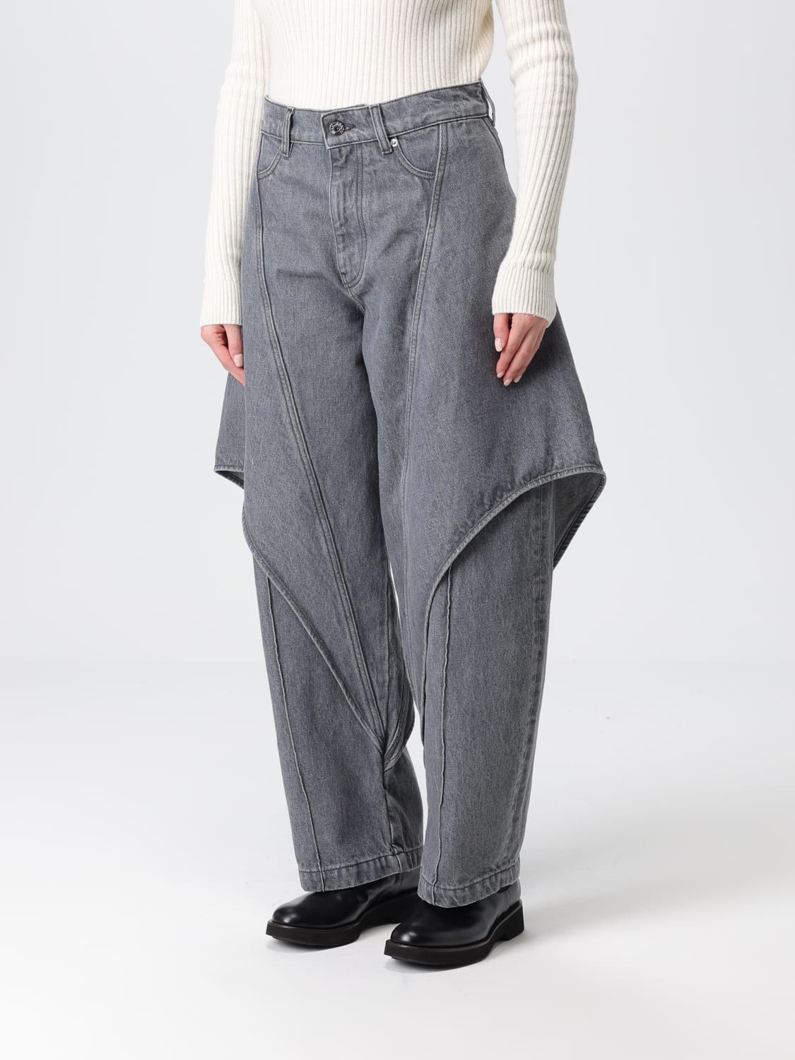 JW ANDERSON VAQUEROS: Vaquero mujer Jw Anderson, Gris - Img 4