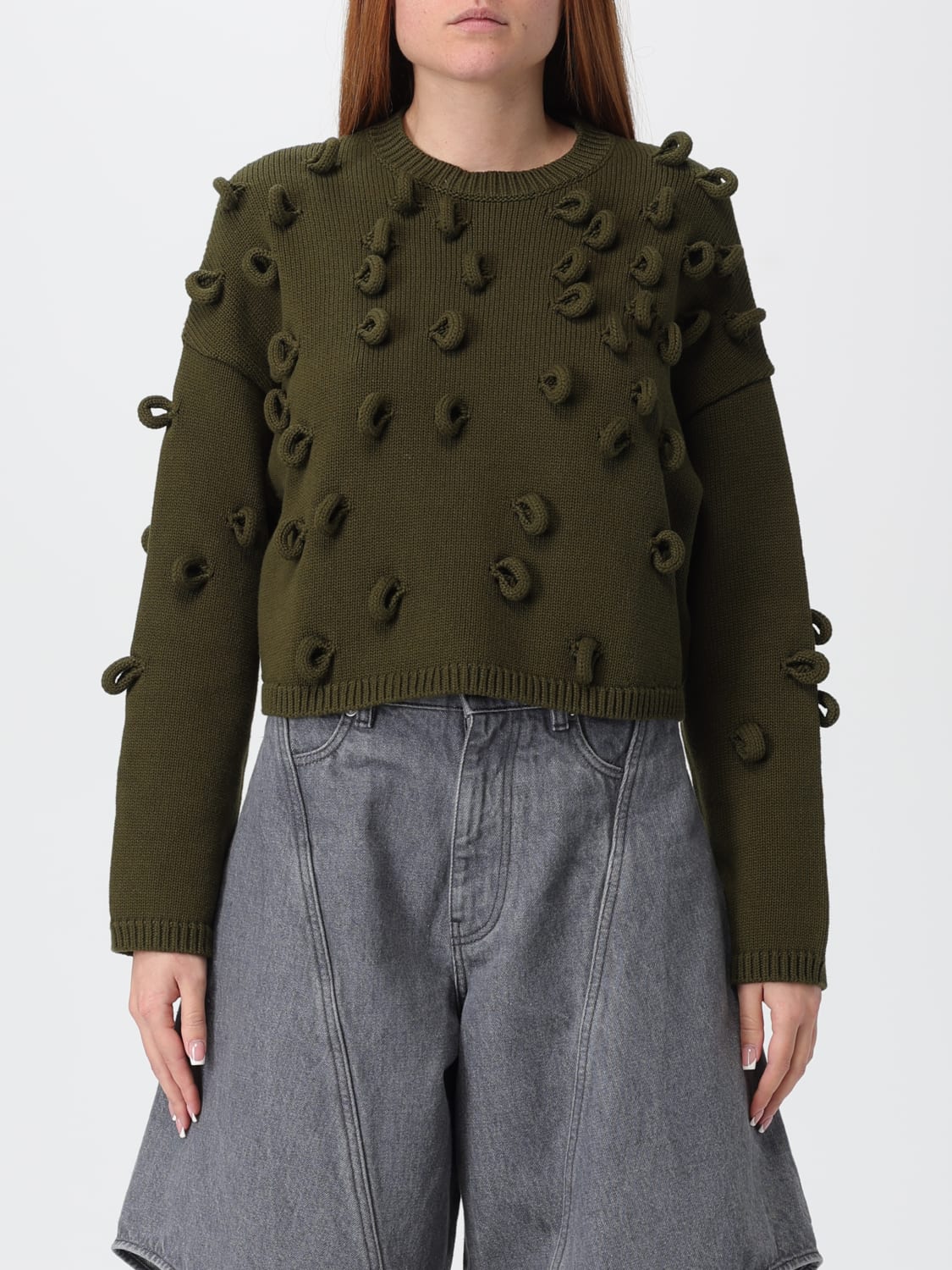 JW ANDERSON JERSEY: Jersey mujer Jw Anderson, Verde - Img 1
