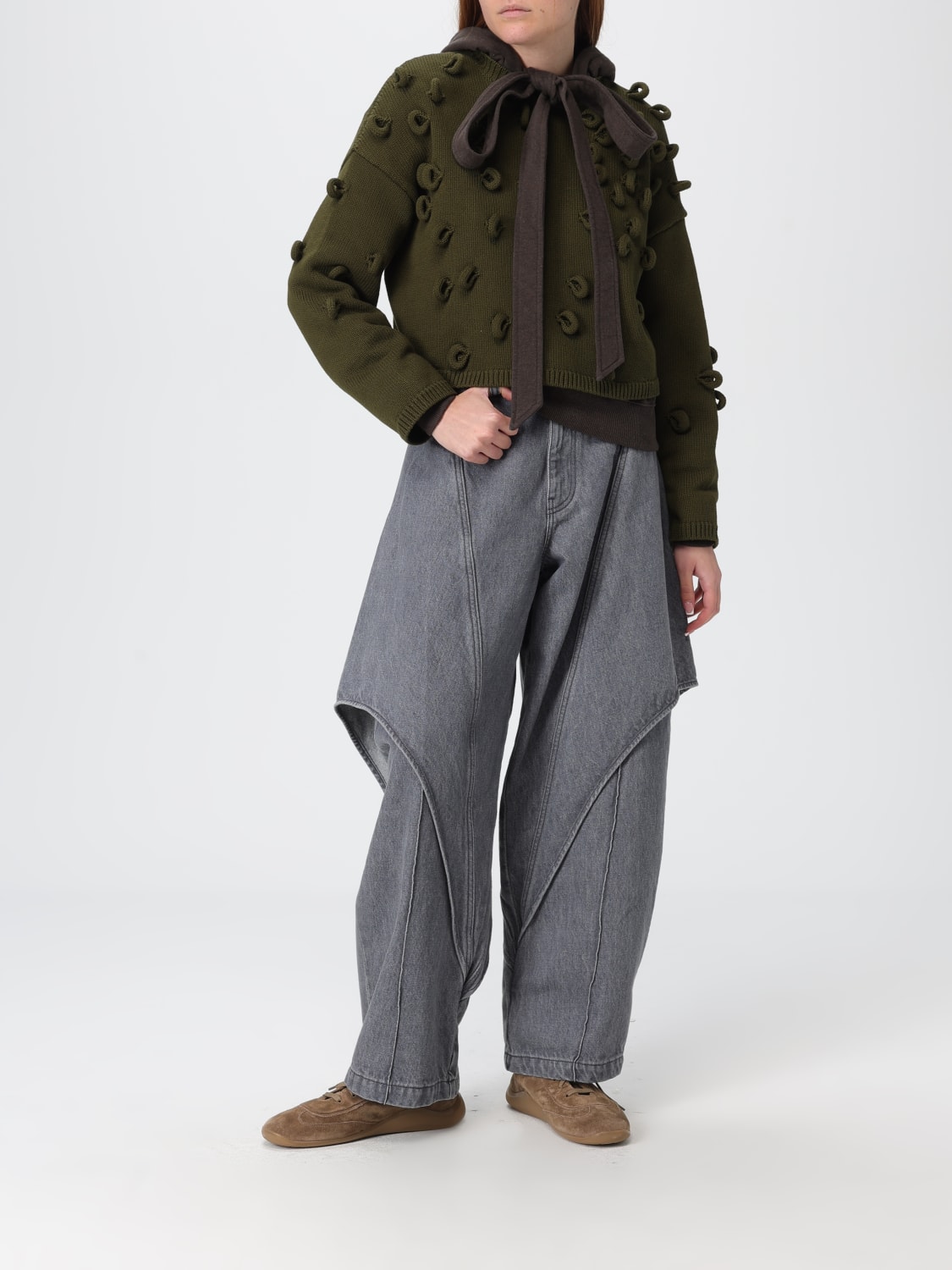 JW ANDERSON JERSEY: Jersey mujer Jw Anderson, Verde - Img 2